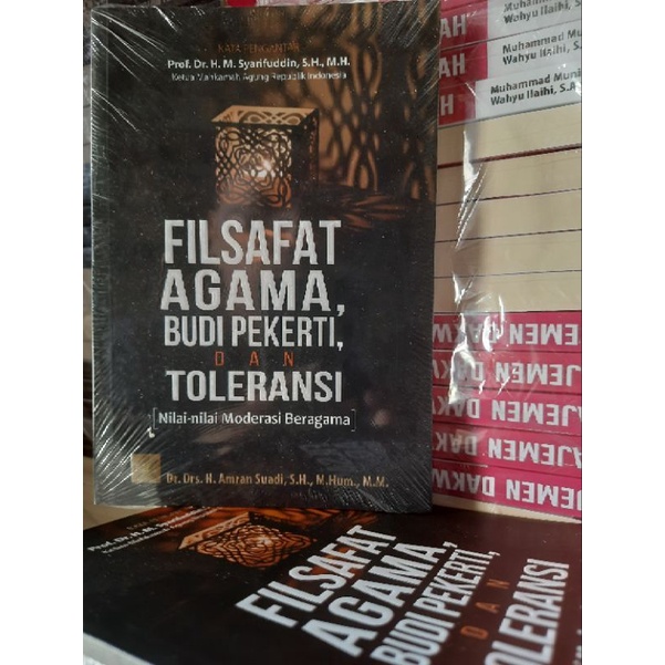 Jual FILSAFAT AGAMA BUDI PEKERTI DAN TOLERANSI Nilai Nilai Moderasi