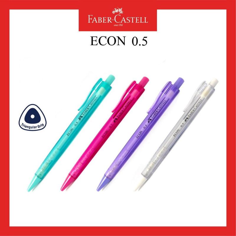 Jual Faber Castell Pensil Mekanik 0 5 Mm Pensil Mekanik Econ 0 5mm