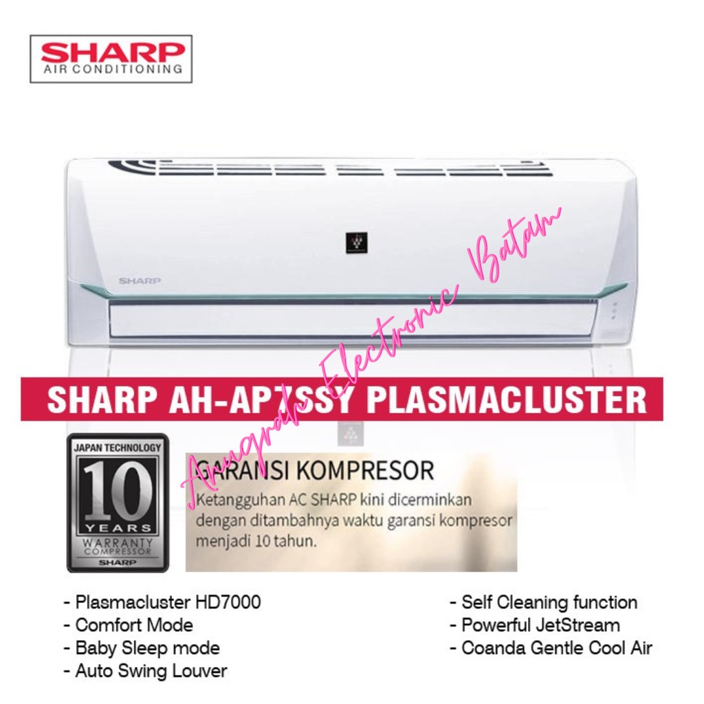 Jual SHARP AC 3 4 PK AH AP7SSY PLASMA CLUSTER R32 BATAM Shopee Indonesia