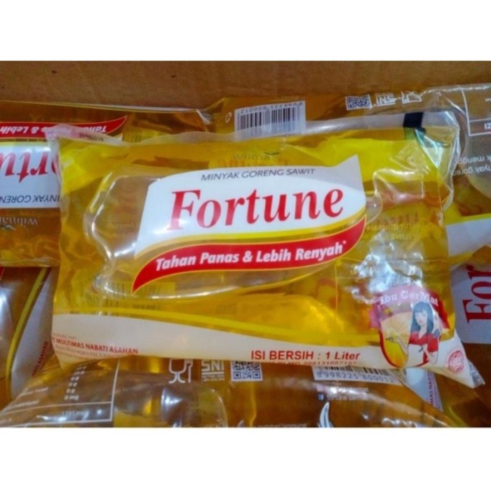 Jual Minyak Goreng Fortune Bantal 1 Liter 1 Karton Isi 12 Pouch