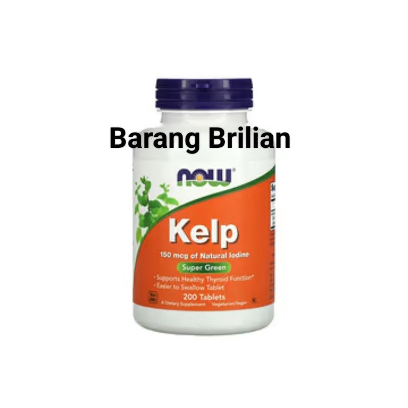 Jual Now Kelp Mcg Natural Iodine Tablet Tiroid Sehat Shopee