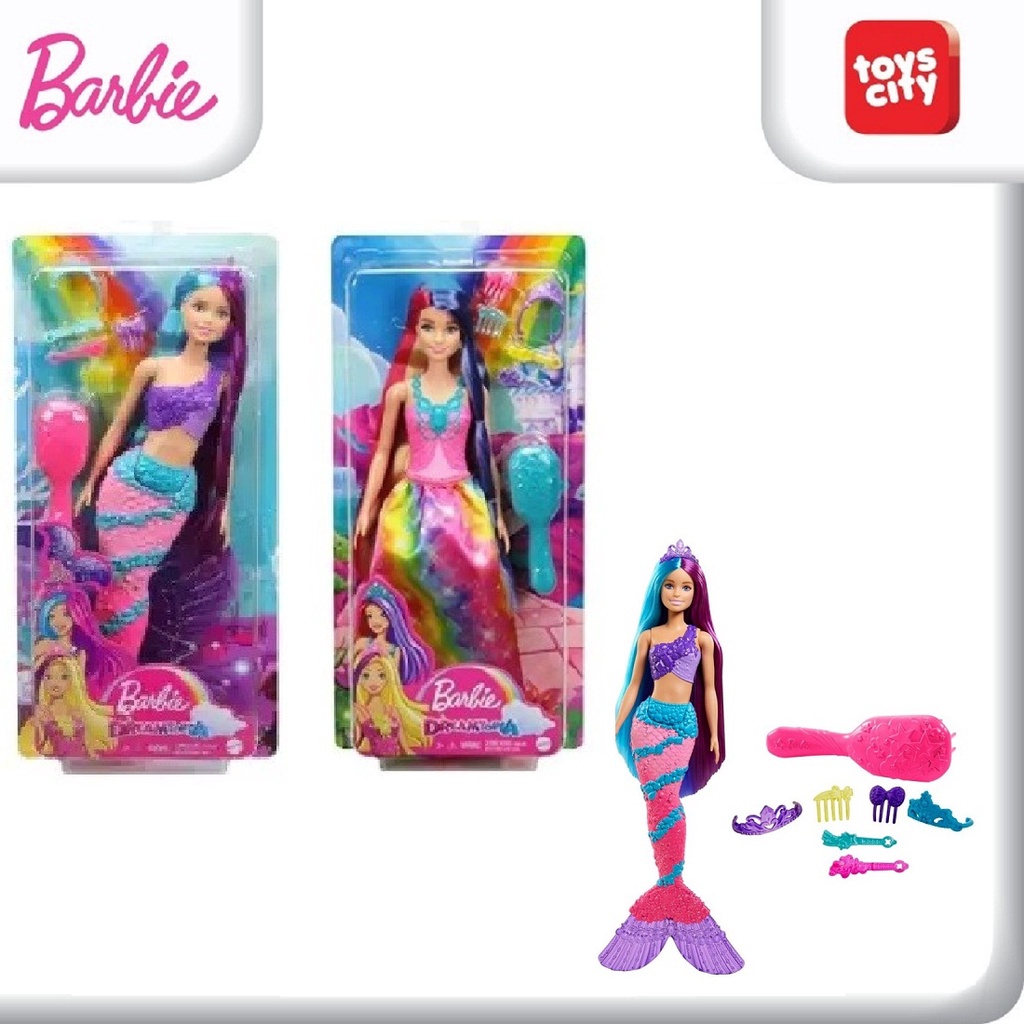 Jual Barbie Dreamtopia Doll With Extra Long Fantasy Hair Assorted