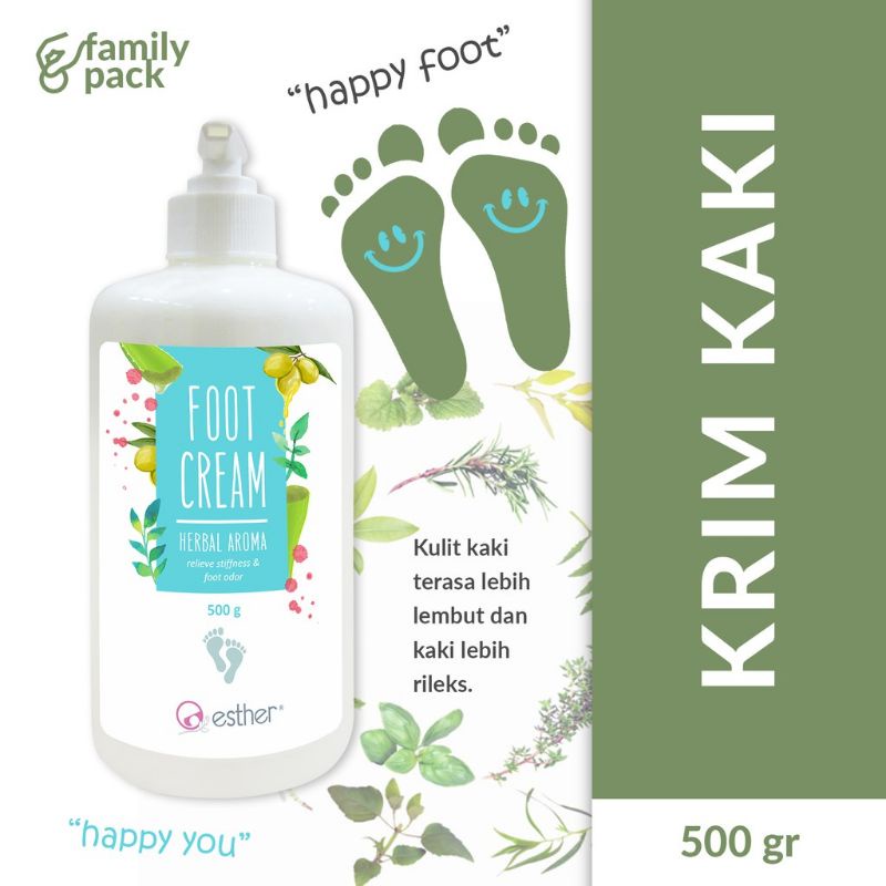 Jual Esther Foot Cream Krim Kaki Pecah Dan Kering Krim Kaki Krim