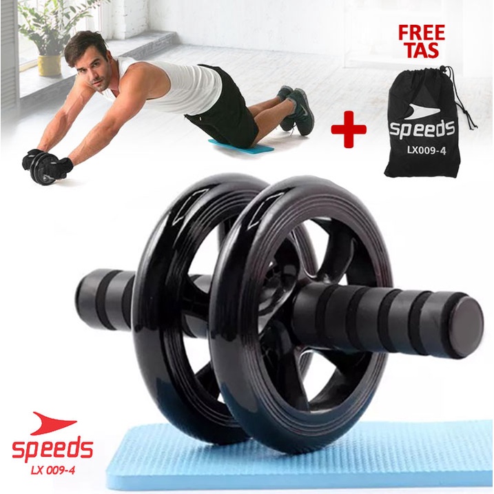 Jual SPEEDS AB WHEEL Roller Double Wheel Alat Sit Up Alat Gym