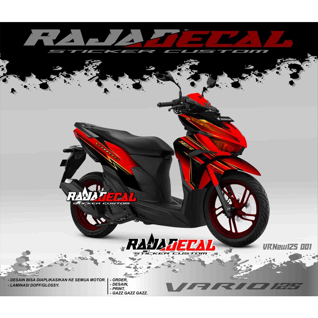 Jual Decal Sticker Honda New Vario Facelift Stiker Dekal Vario