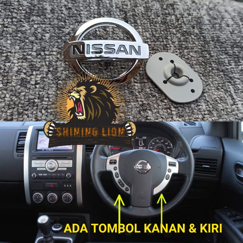 Jual Emblem Logo Lambang Stir Setir Nissan Xtrail T Tombol Kanan