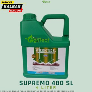 Jual HERBISIDA SUPREMO GOLD 480 SL 4 LT RACUN RUMPUT SISTEMIK GLIFOSAT