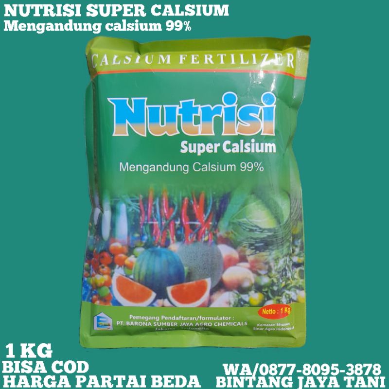 Jual Calsium Fertilizer Nutrisi Super Calsium Putih Mengandung