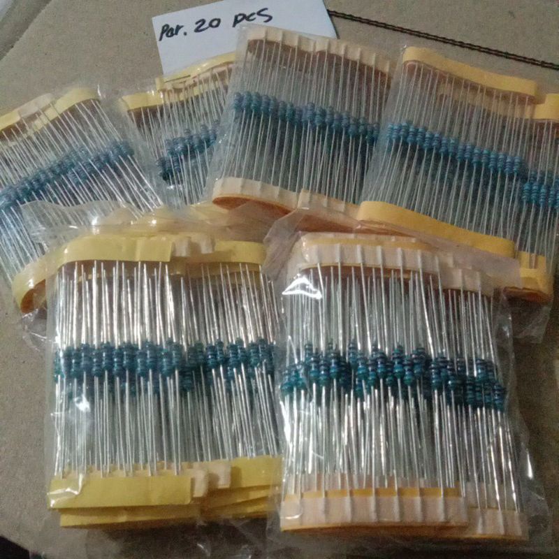 Jual Resistor Taiwan Watt Per Pcs Berbagai Ukuran Nilai K