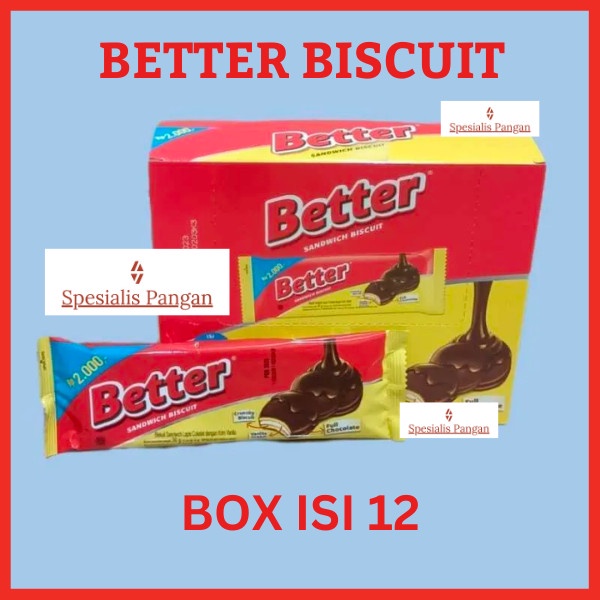 Jual Roma Better Coklat Sandwich Box Isi Biskuit Beter Coklat