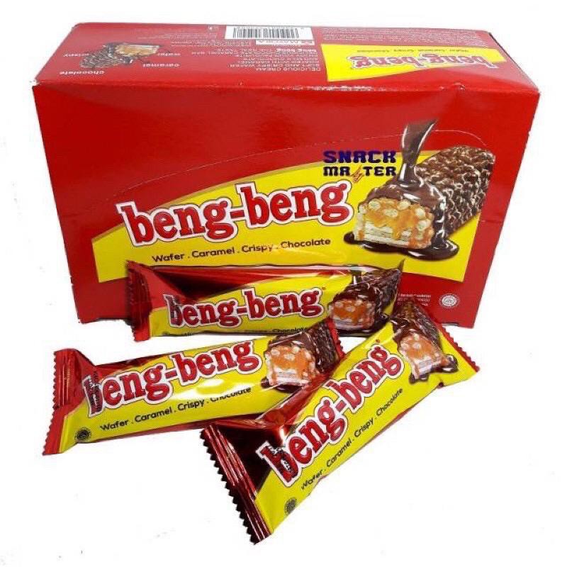 Jual SBM Beng Beng Extra Chocolate Caramel Crispy Wafer Netto 17