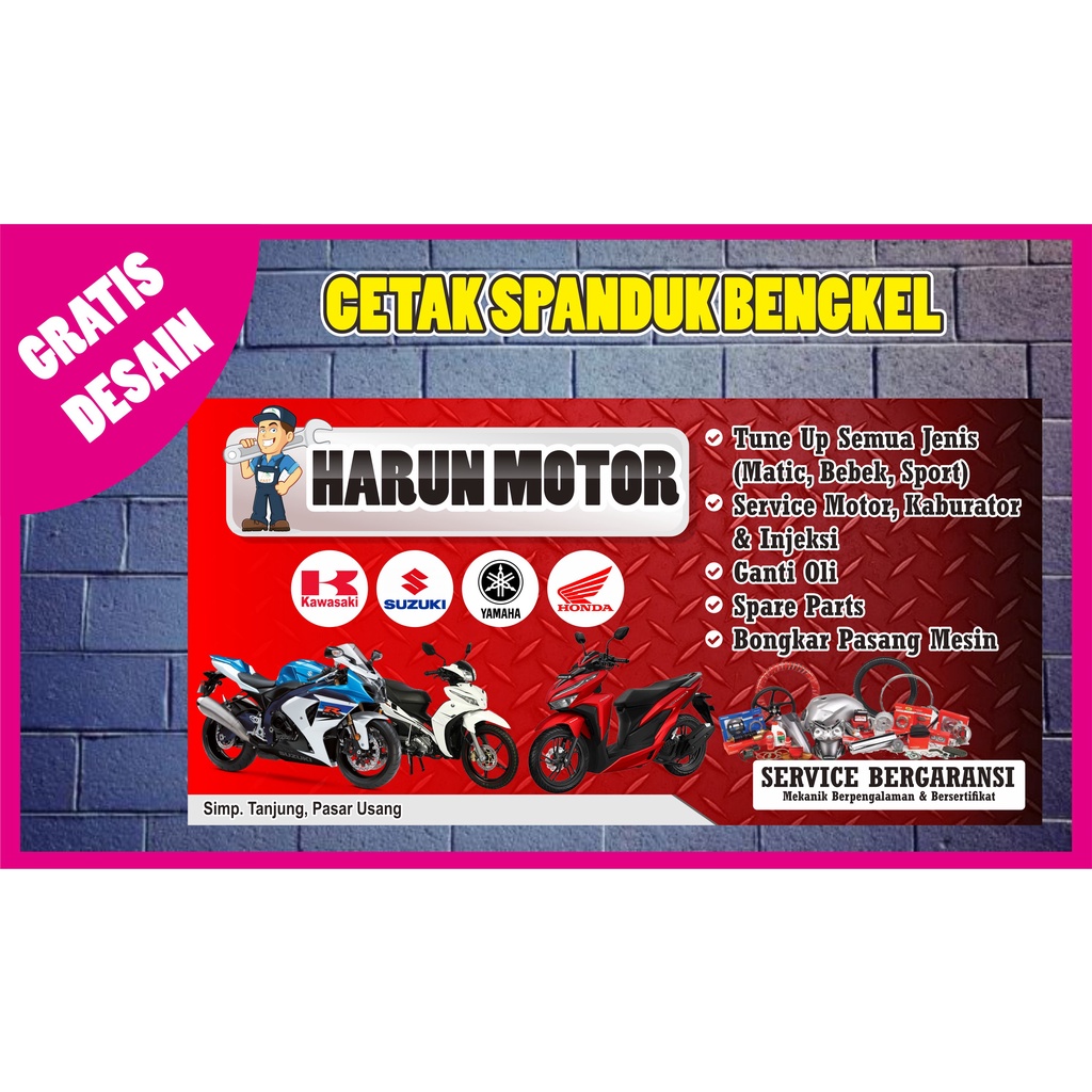 Jual Spanduk Toko Spanduk Bengkel Spanduk Olshop Spanduk Usaha