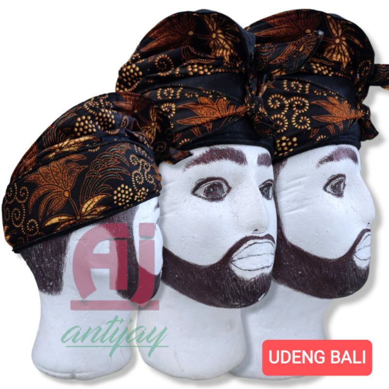 Jual Udeng Bali Jadi Topi Khas Adat Budaya Ukuran Kepala Pria Dewasa