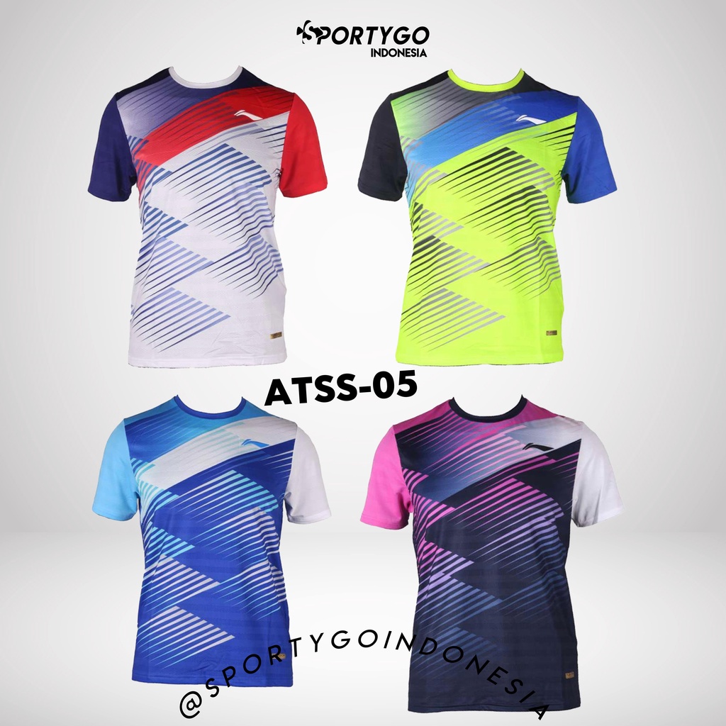 Jual Jersey Badminton Lining Atss A Original Kaos Li Ning Atssa