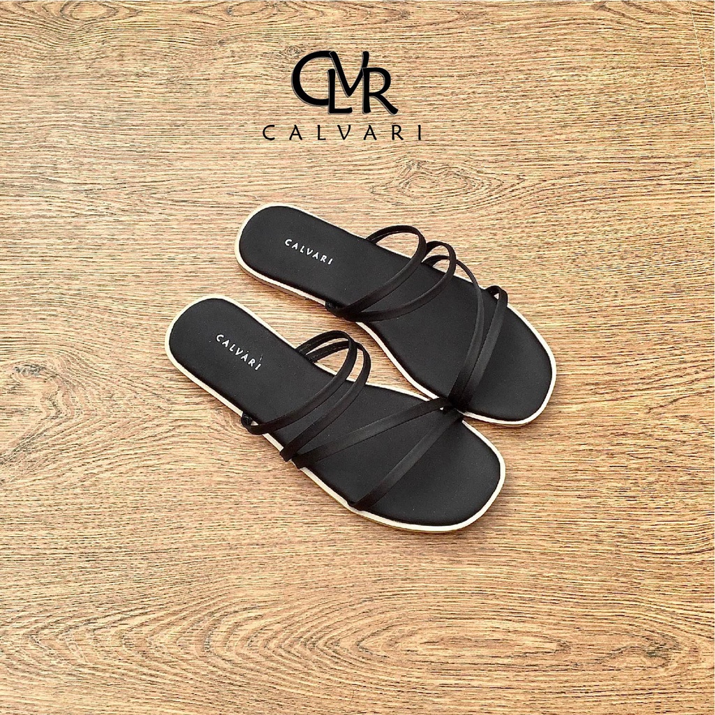 Jual Sandal Wanita Stacy By Calvari Sendal Kekinian Original Shopee