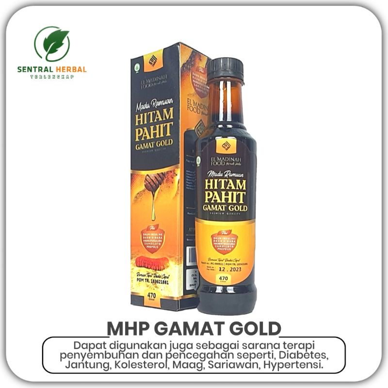 Jual Madu Ramuan Hitam Pahit Gamat Gold Berat Isi 470 Gram Shopee