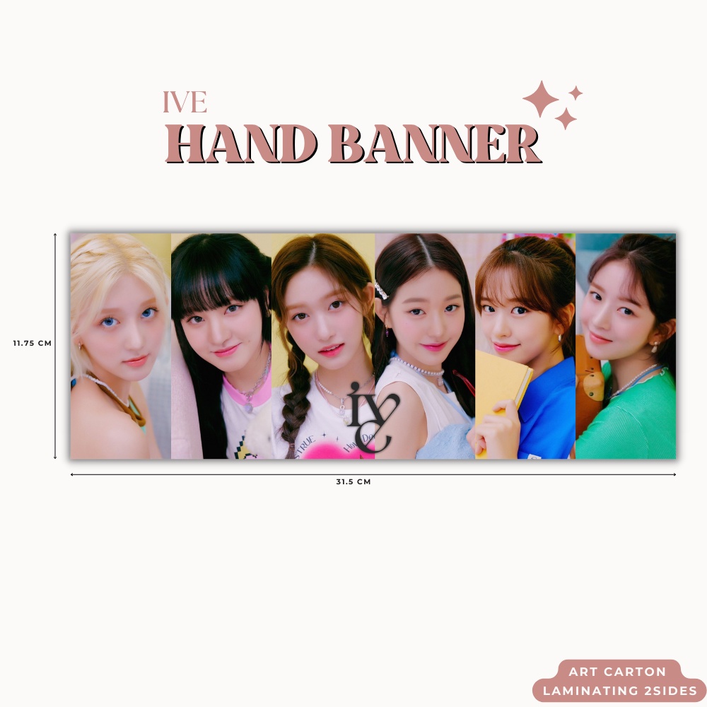 Jual HAND BANNER IVE LOVELY VACATION 2022 HANDBANNER HARGA 1 PCS