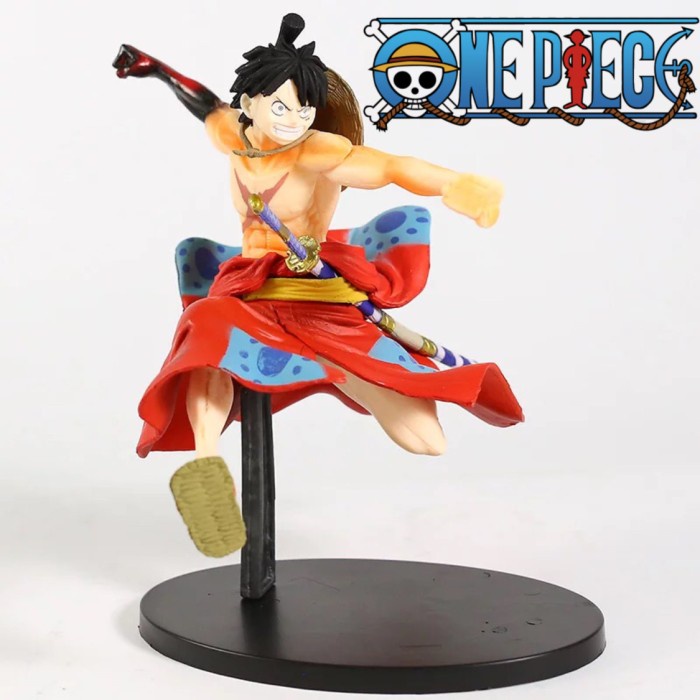 Jual Action Figure One Piece Luffy Wano Country Battle Record