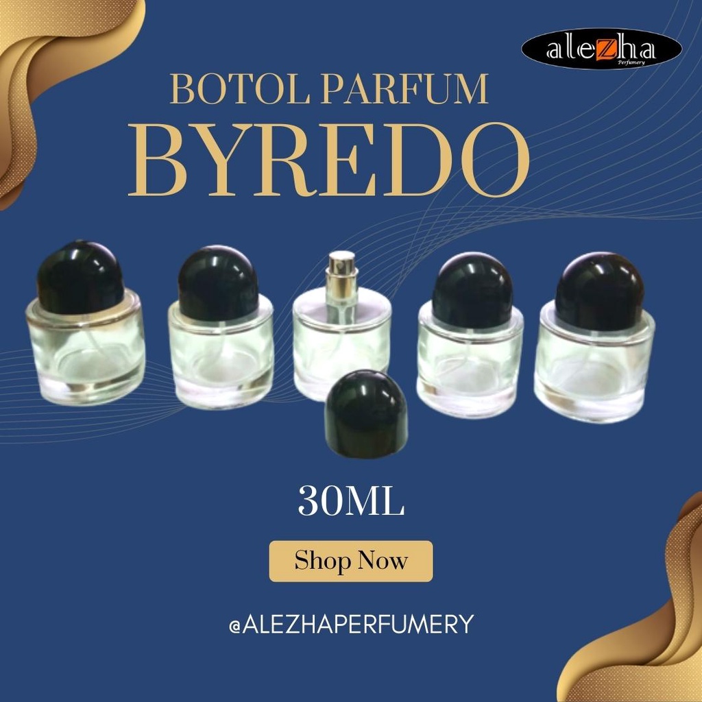 Jual BOTOL PARFUM BYREDO BLACK BOTOL SPRAY 30ML HARGA PERLUSIN