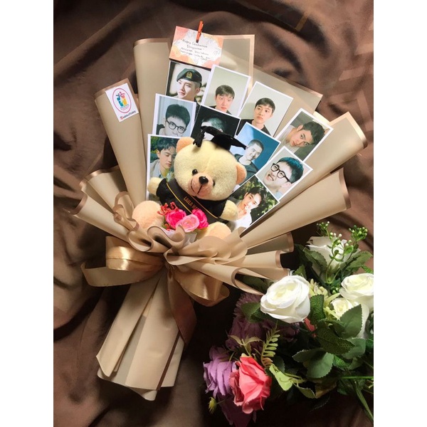 Jual Bucket Boneka Mix Foto Polaroid Buket Ultah Buket Wisuda