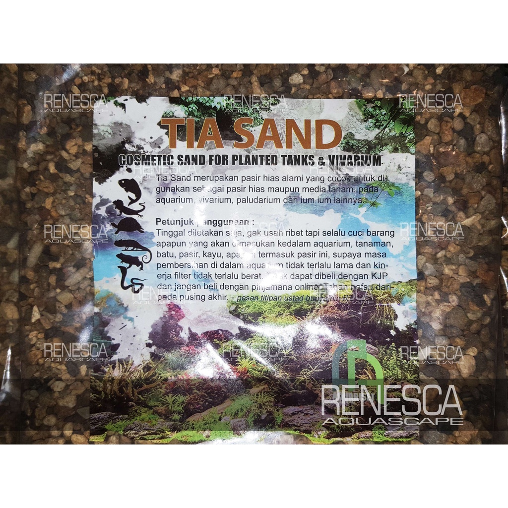 Jual Aquariset Tia Sand 1 Kg Pasir Kosmetik Cosmetic Aquascape