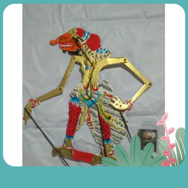 Jual Wayang Kulit Kertas Mainan Sengkuni Sangkuni Haryo Suman Sang