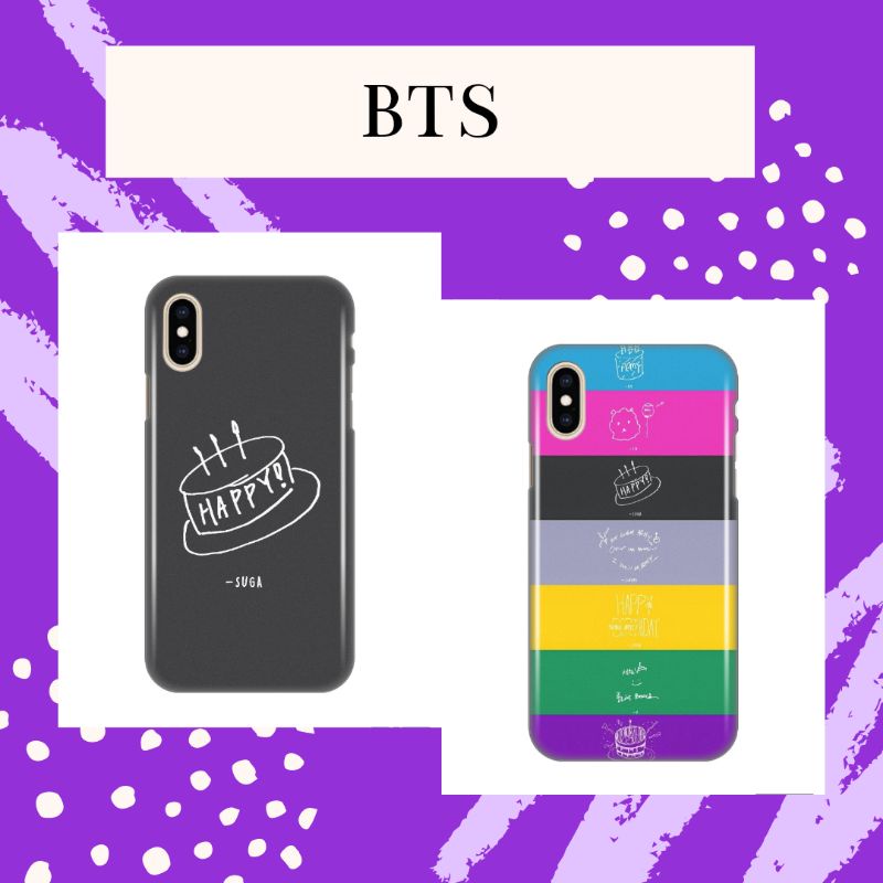 Jual BTS Case BTS Art Army Birthday Sign Softcase Anticrack Casing HP