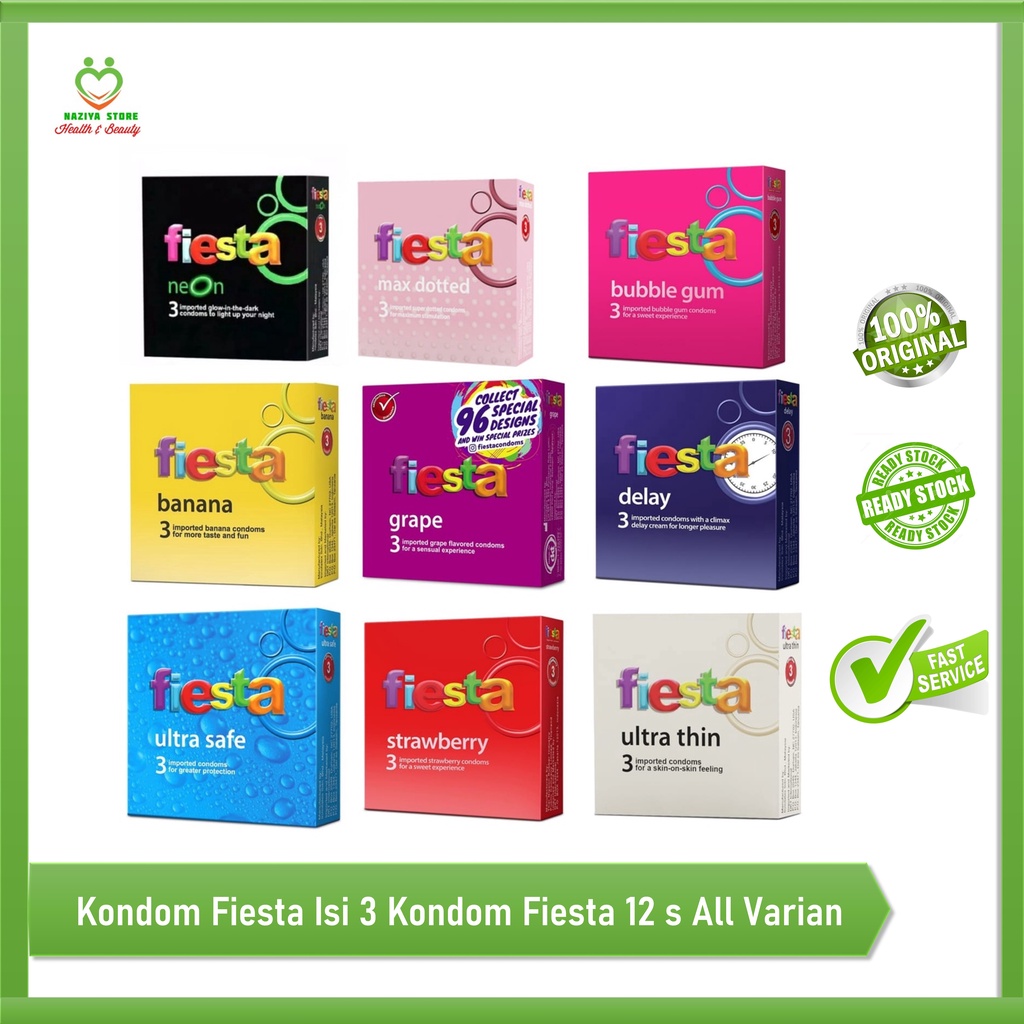 Jual Kondom Fiesta Isi Kondom Fiesta S All Varian Rasa Watermelon