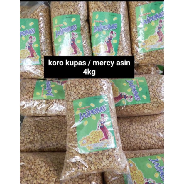 Jual Kacang Koro Kupas Mercy Asin 4kg Shopee Indonesia