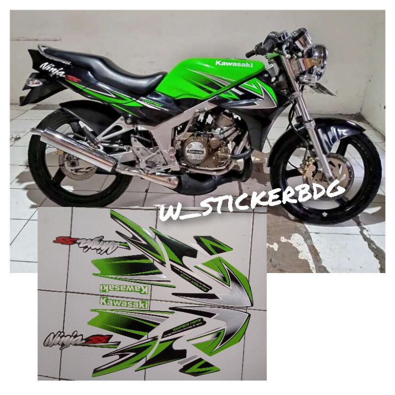 Jual Striping Stiker Lis Body Ninja Ss Hijau Shopee Indonesia