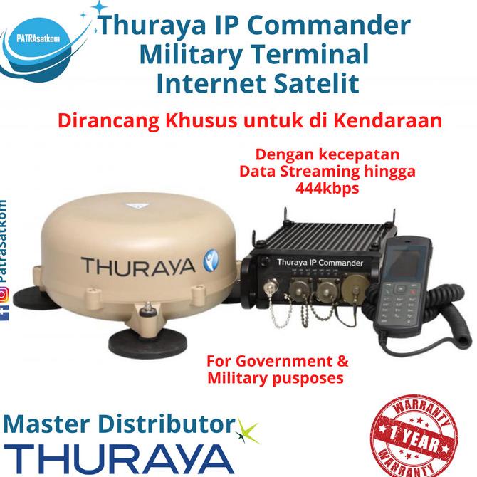 Jual Thuraya Ip Commander Internet Satelit Untuk Di Kendaraan Militer