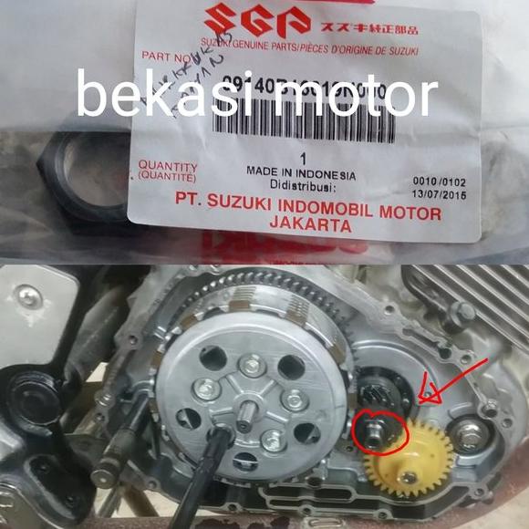 Jual Mur Baut Kruk As Kanan Satria Fu Original Drat Ulir Terbalik