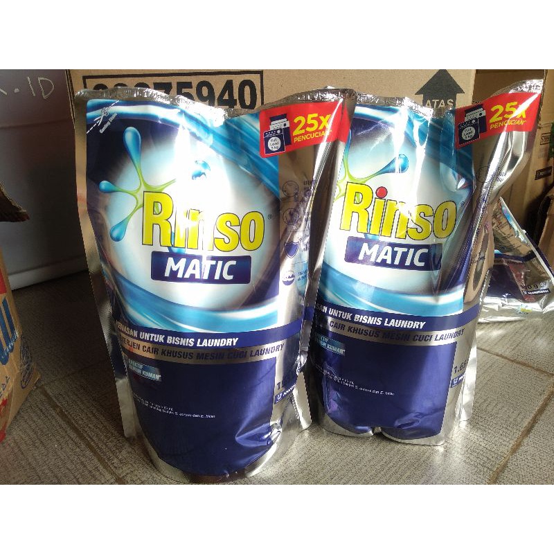 Jual Rinso Matic Cair 1 65 Liter Shopee Indonesia