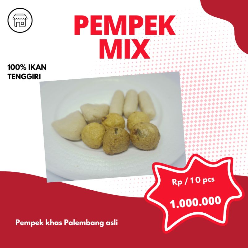 Jual Pempek Mix Pcs Isi Shopee Indonesia