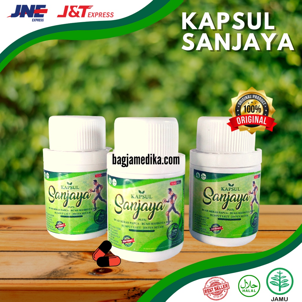 Jual Kapsul Sanjaya COD Obat Pegal Linu Asam Urat Rematik Obat