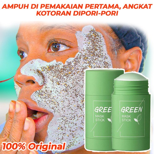 Jual MEIDIAN Green Stick Greentea Eggplant Clay Mask GREEN TEA