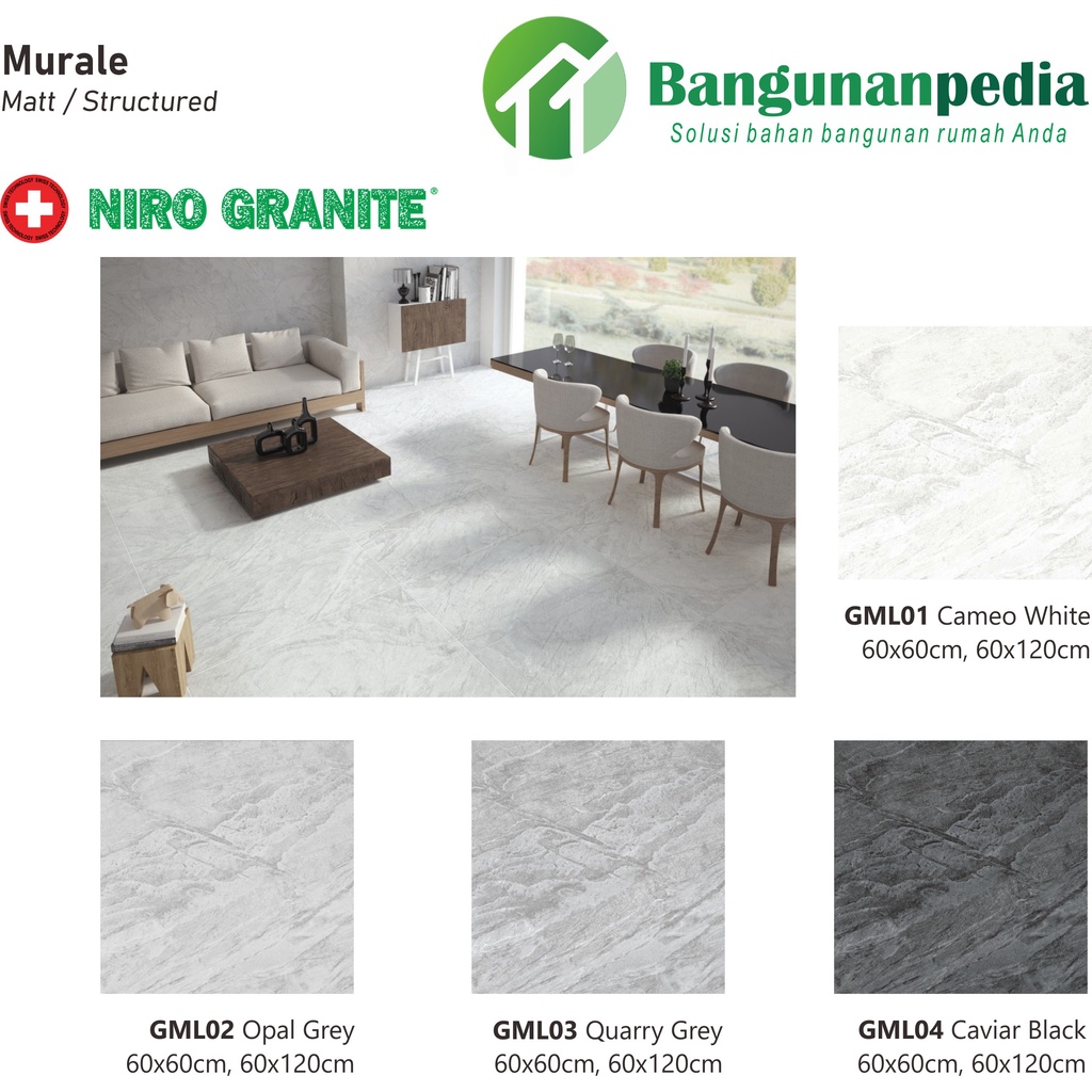 Jual NIRO GRANITE MURALE Grade A Shopee Indonesia