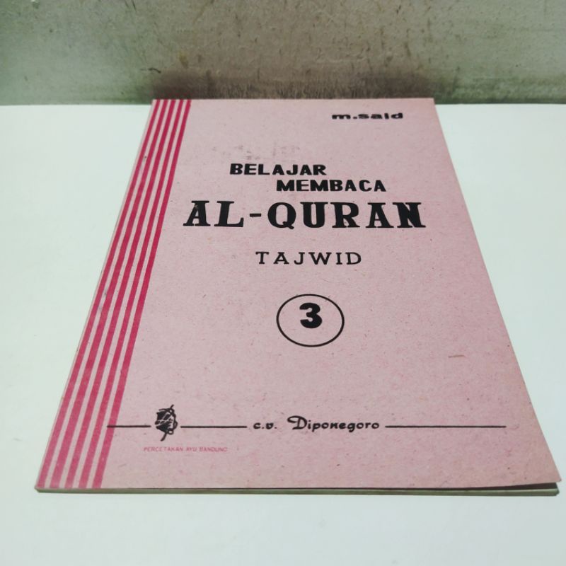 Jual Buku Obral Super Murah Belajar Membaca Al Quran Tajwid 3