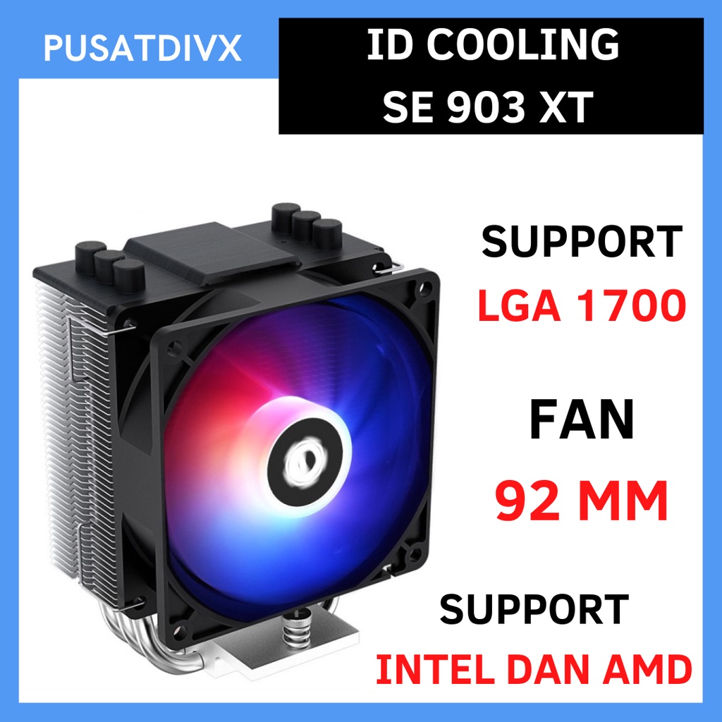 Jual Id Cooling Se Xt Cpu Cooler Intel Amd Shopee Indonesia