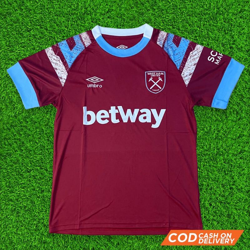 Jual JERSEY WEST HAM TERBARU 2022 2023 GRATIS NICKNAME KAOS BOLA