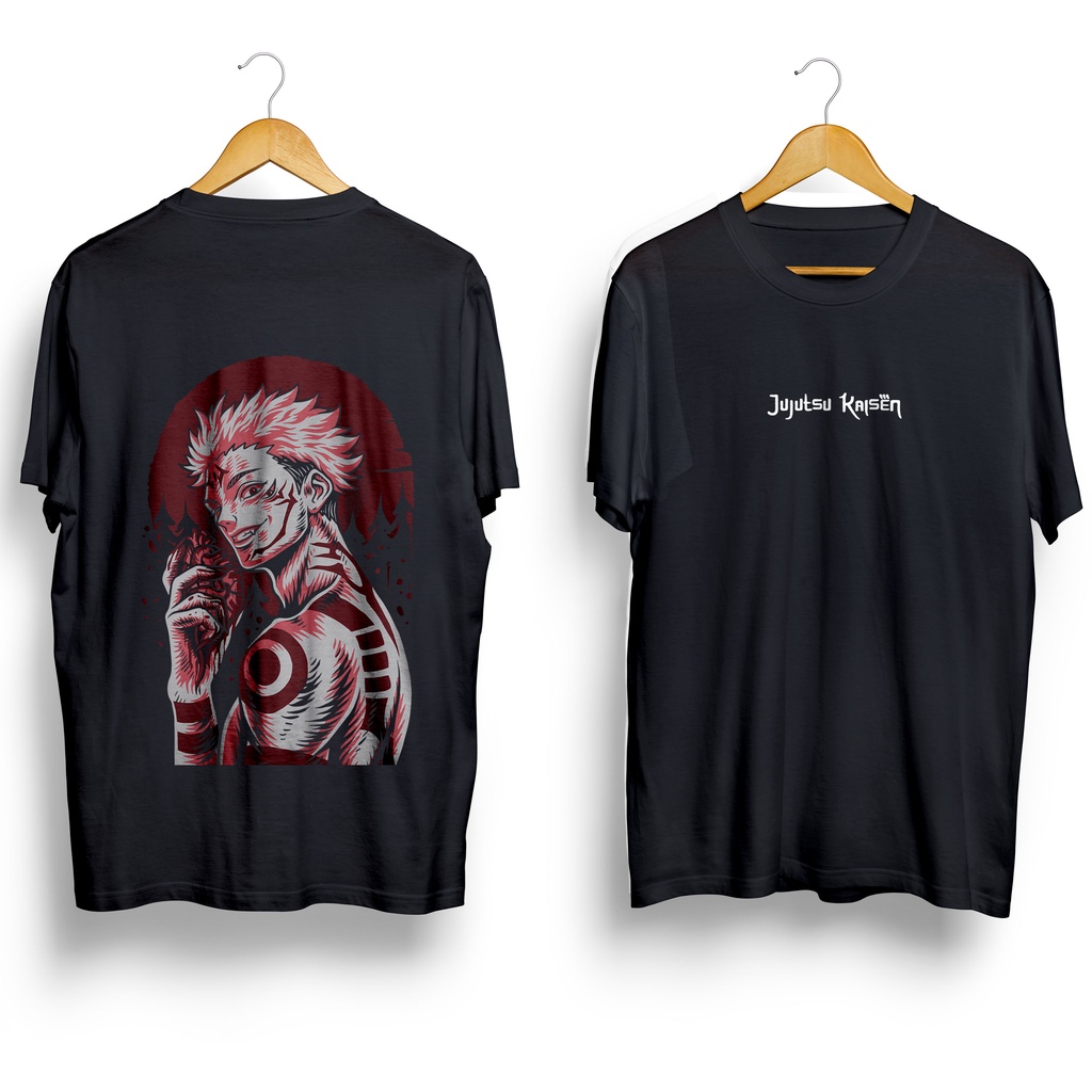 Jual Baju Kaos Distro Pria Anime Jujutsu Kaisen Itadori Yuji Sukuna 100