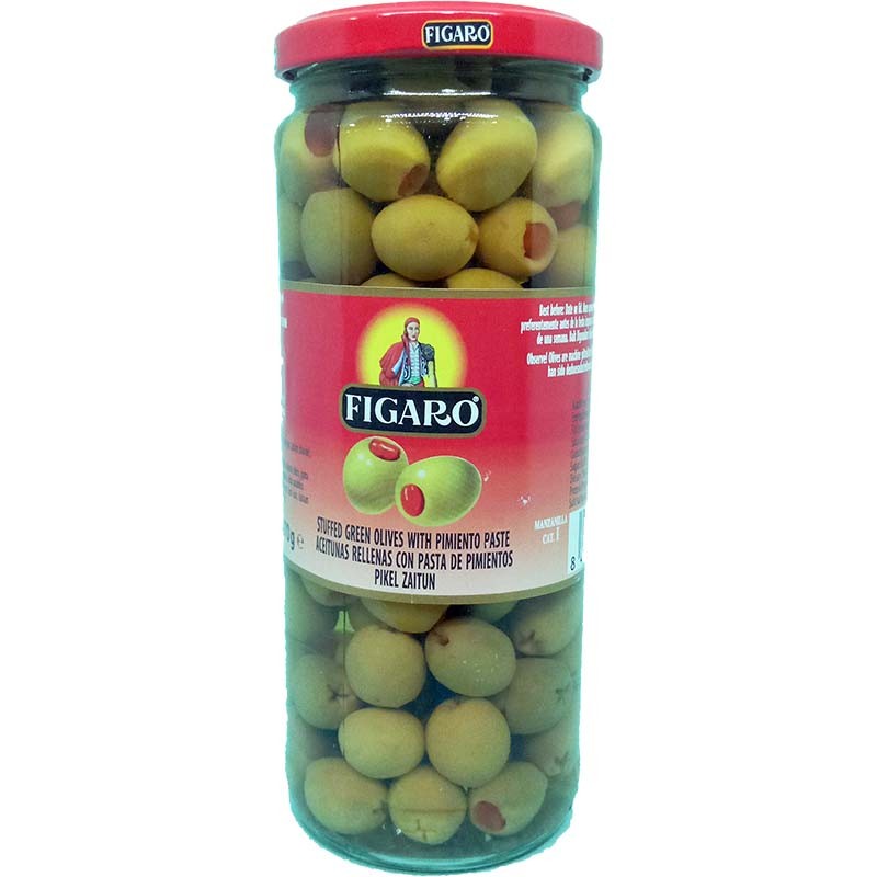 Jual Figaro Stuffed Green Olives With Pimiento G Shopee Indonesia