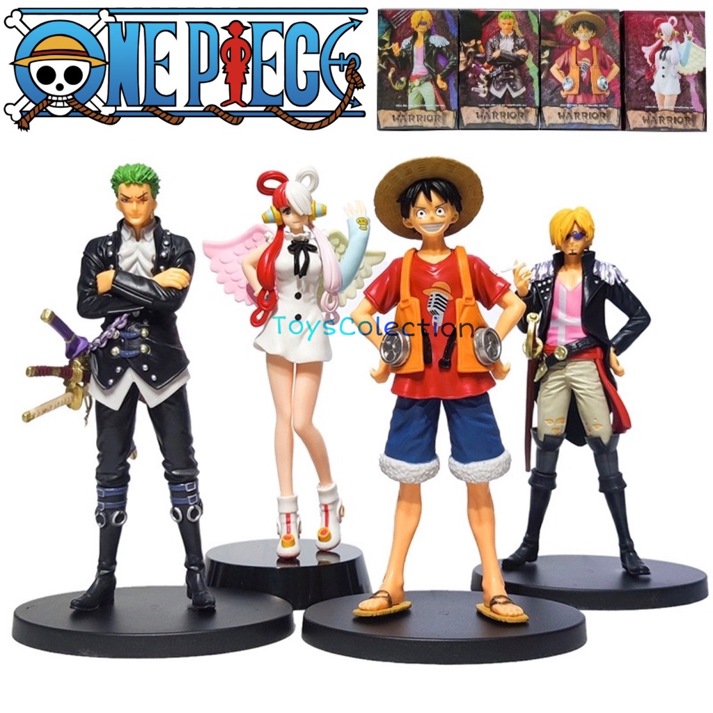 Jual Action Figure One Piece Luffy Zoro Sanji Uta Red Dfx Grandlineman