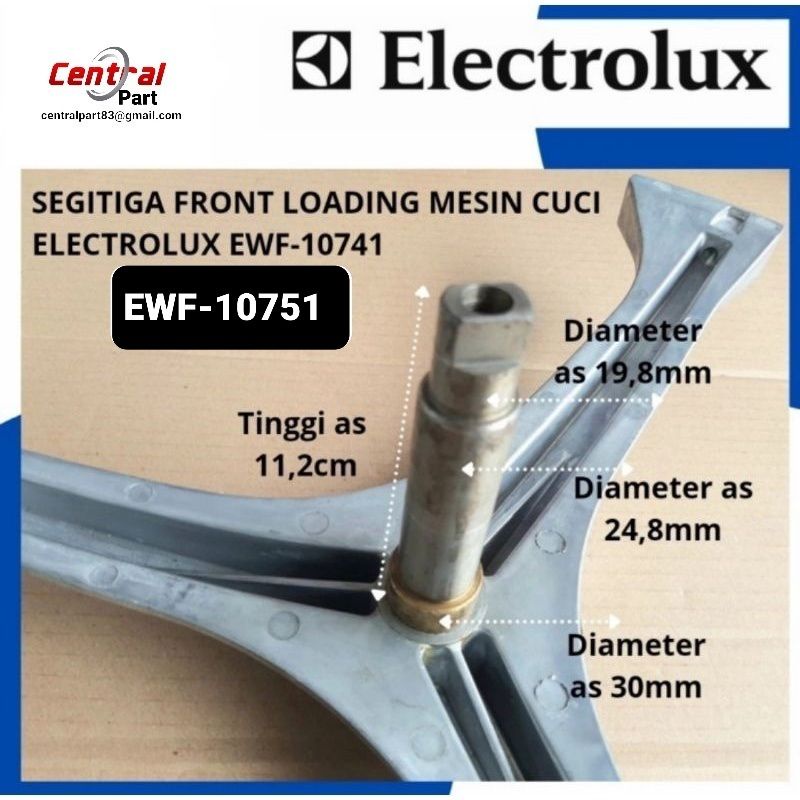 Jual Sepider Segitiga Mesin Cuci Electrolux AS Sedang EWF 10751