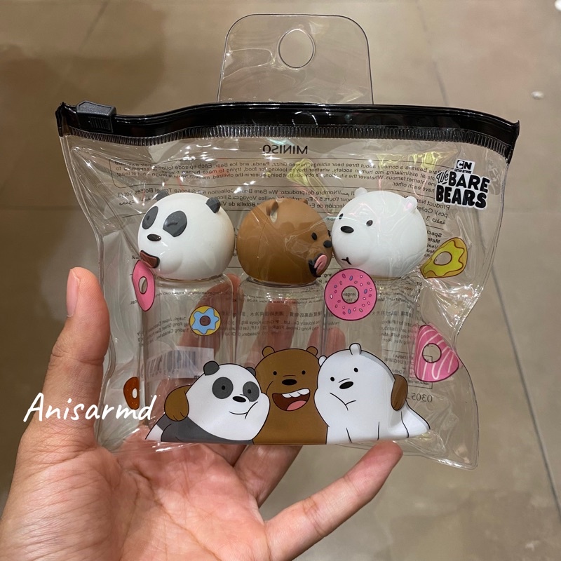 Jual Botol Travel We Bare Bears We Bare Bears Travle Bottle Botol