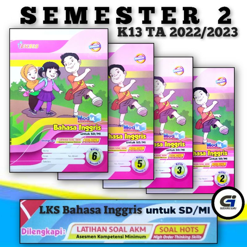 Jual Lks Bahasa Inggris Sd Kelas Semester L Eksis L Citra