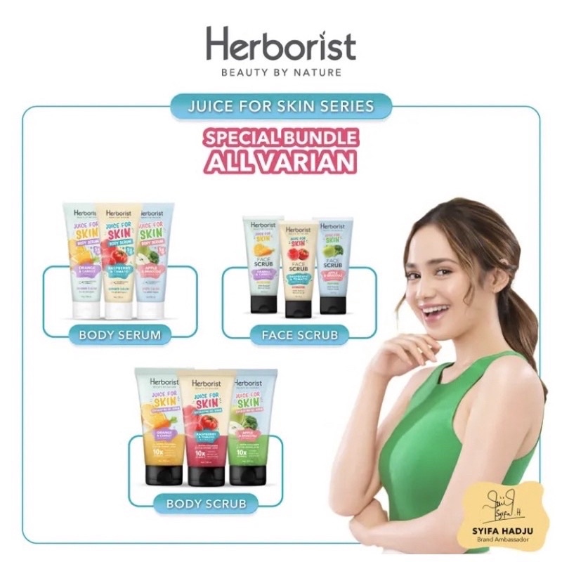 Jual Herborist Juice For Skin Body Serum All Variant Ml Isi Pcs