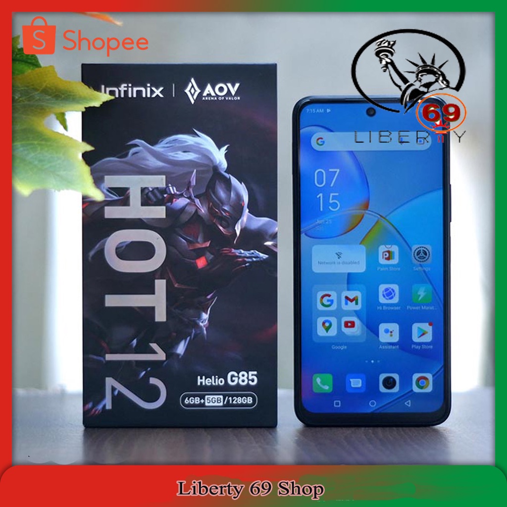 Jual INFINIX HOT 12 6GB 128GB NEW NO REAPACK Shopee Indonesia