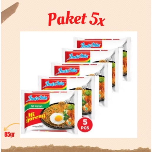 Jual Paket Hemat Indomie Goreng Ecer Per 5 Pcs Shopee Indonesia