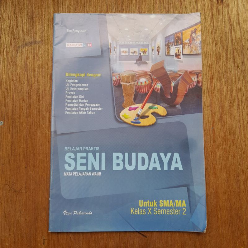 Jual Buku Belajar Praktis Seni Budaya SMA MA Kelas 10 Semester 2